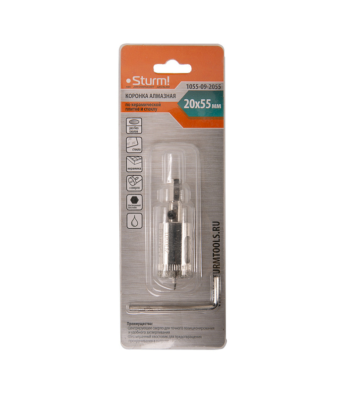 koronka_almazn_po_keram_plitke_i_steklu_20_kh_55_mm_s_tsentrir_sverl_sturm